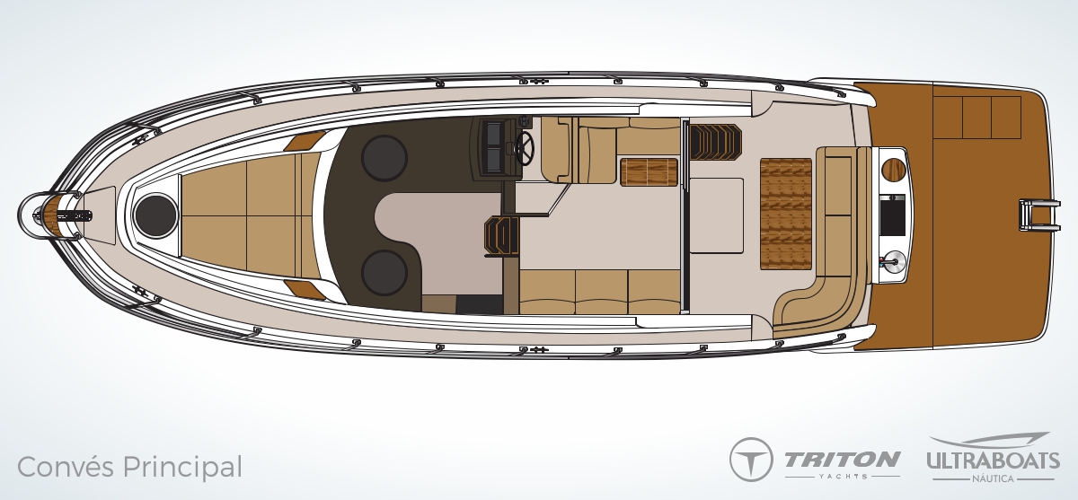 Triton 470 Fly - Convés Principal